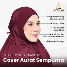 Load image into Gallery viewer, Telekung Nur & Sejadah Abdi Travelite series