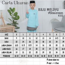 Load image into Gallery viewer, Baju Melayu HAIZAN Boys (TB)