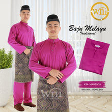 Load image into Gallery viewer, Baju Melayu ADULT WNI Standard size-Cekak Musang (Collar, buttons not included)