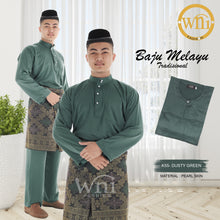 Load image into Gallery viewer, Baju Melayu ADULT WNI Standard size-Cekak Musang (Collar, buttons not included)