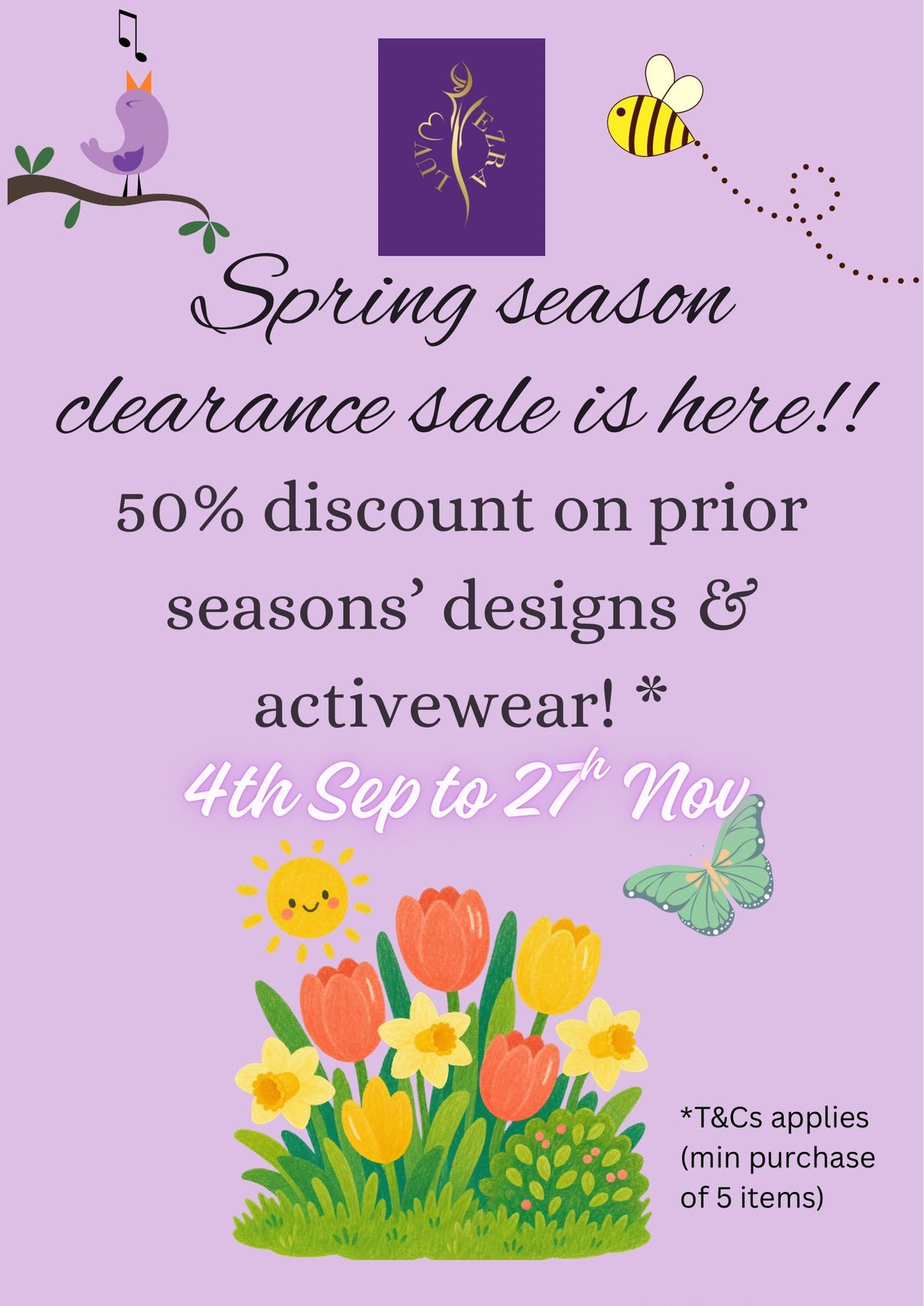 Sale - 50% Off (Buy 5+)
