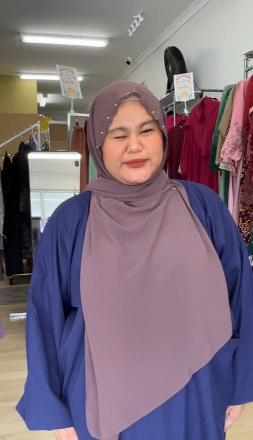 Embroidered Diamonte Shawl