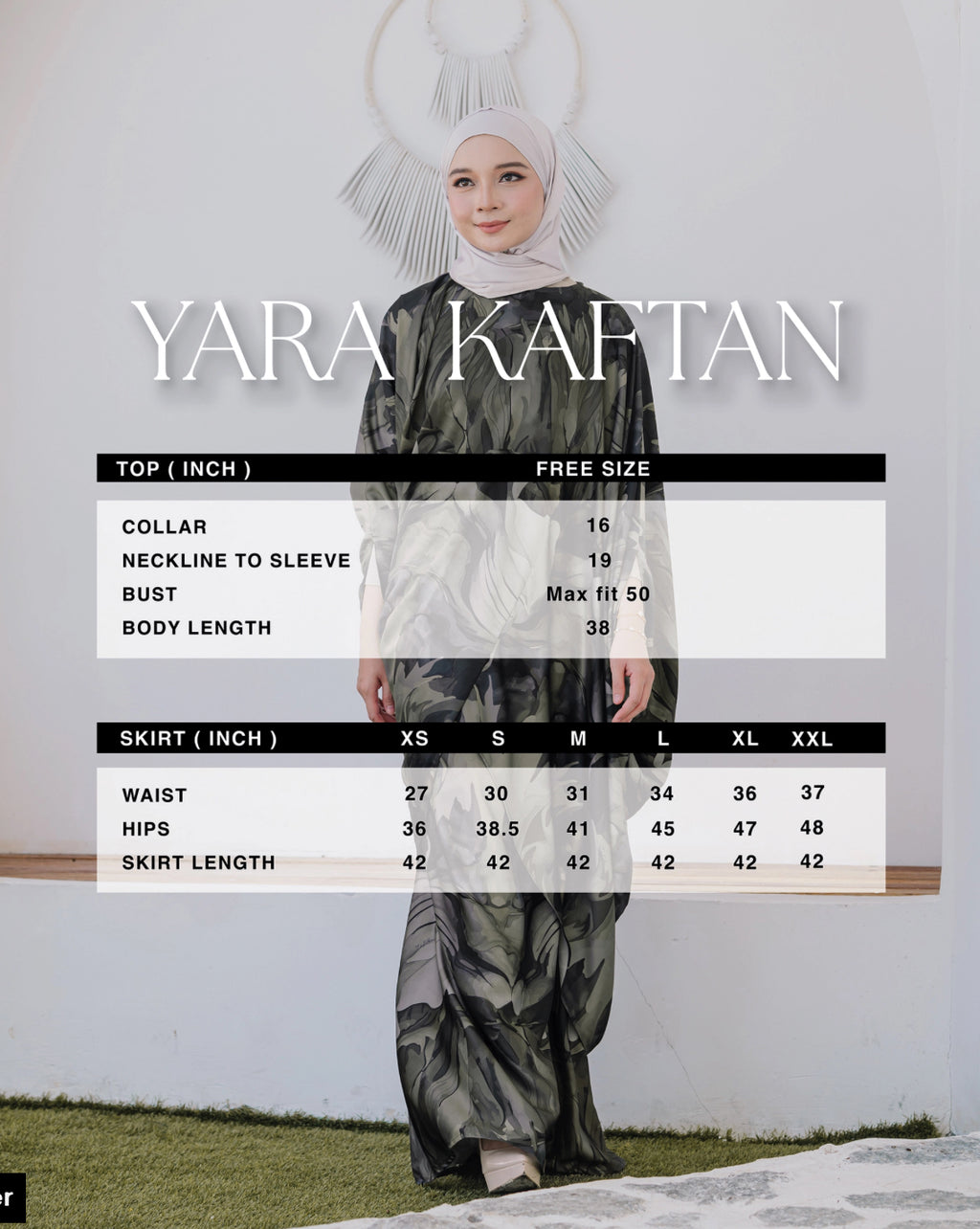 Bayu Kaftan Yara Ladies(Pre-Order)