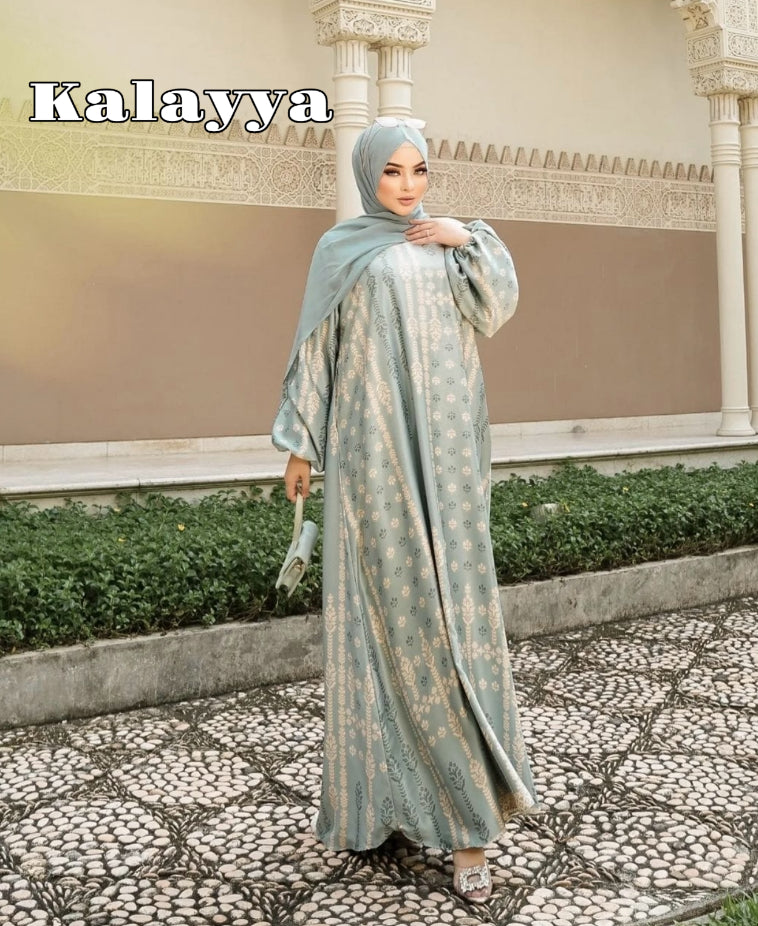 Printed Abaya