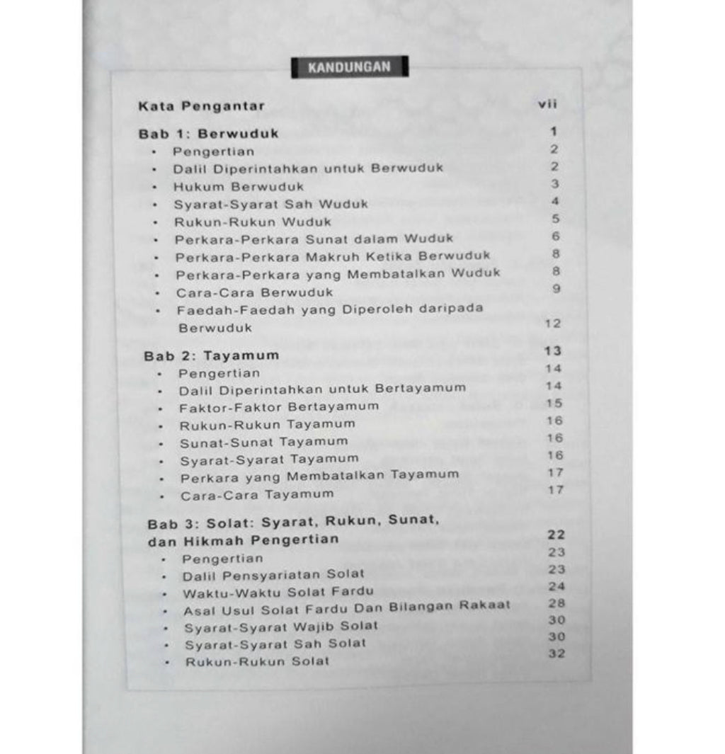 Solat Guide Book (Male/Female)