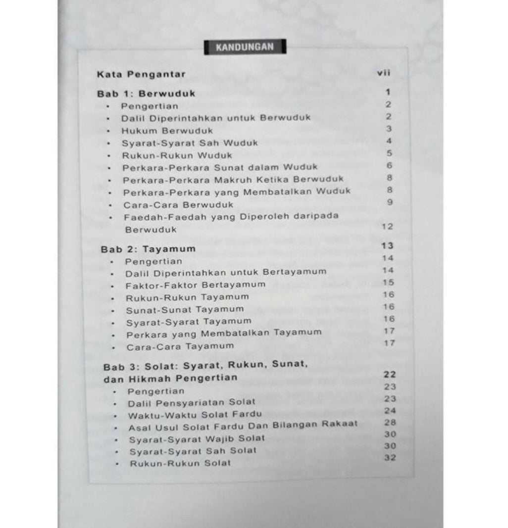 Solat Guide Book (Male/Female)