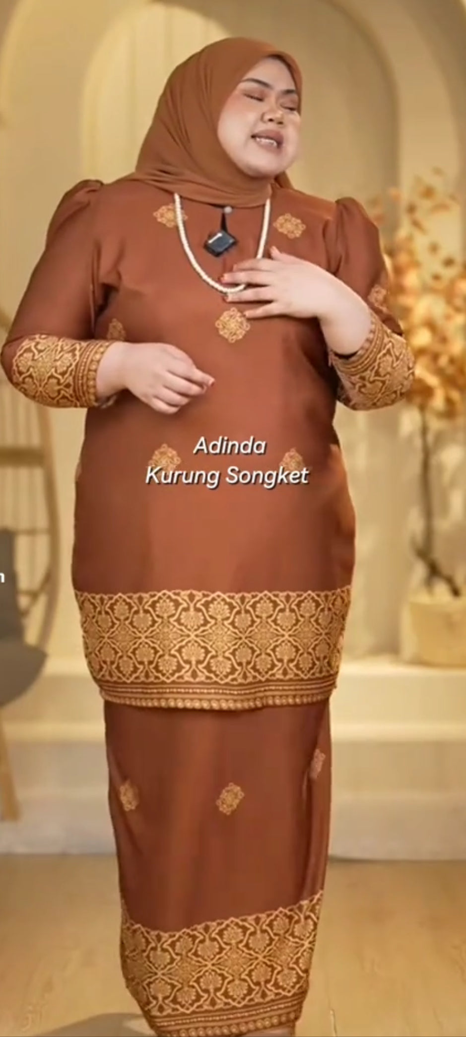 Adinda Kurung Songket Motif (MOM & DAUGHTER SET)