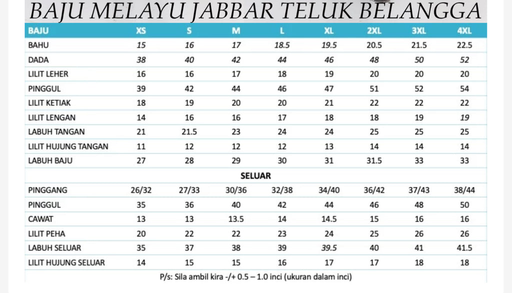 Baju Melayu Jabbar