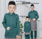 Baju Melayu ZEEDAN Adult-Cekak Musang(buttons not included)