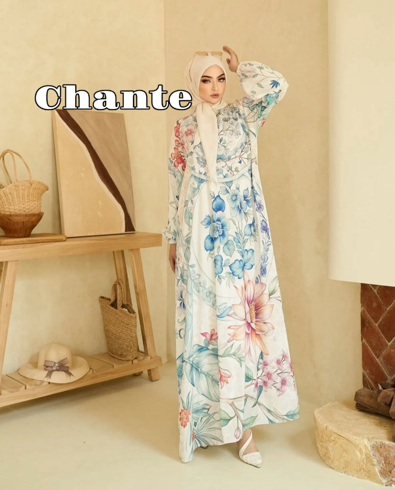 Printed Abaya