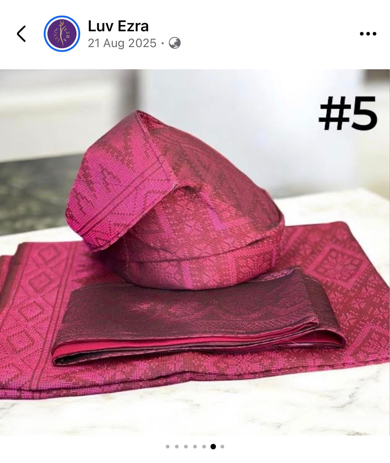 Tanjak Full Songket set - Adult