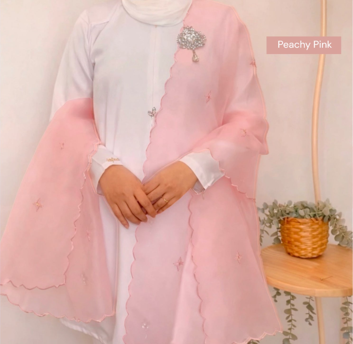 Organza Shawl/Selendang