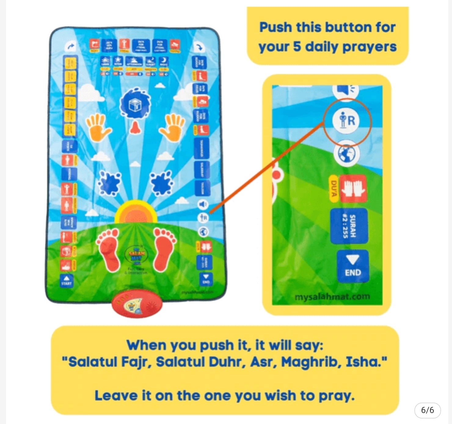 Smart Educational Electronic Prayer Mat (KID)