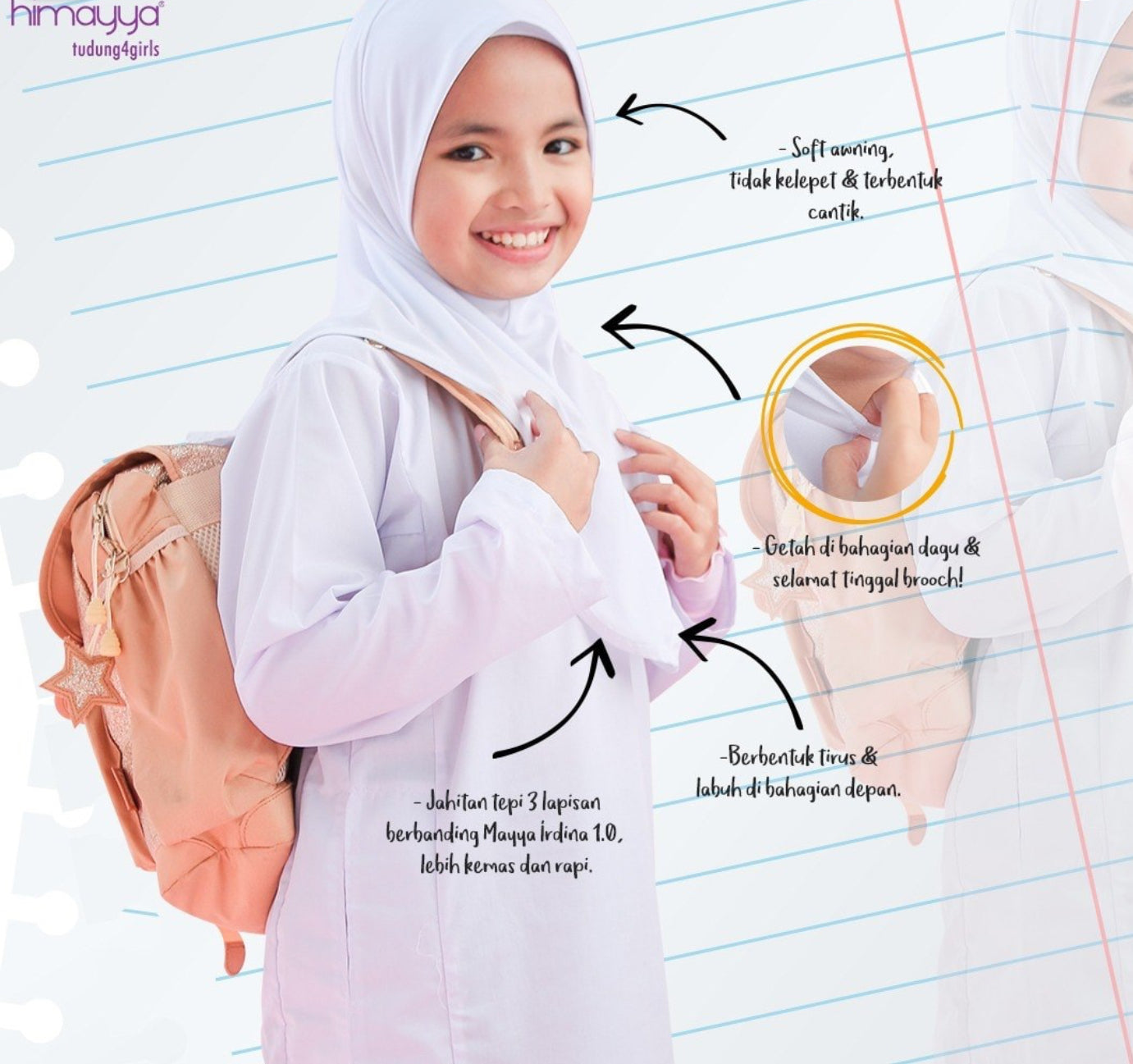 Girls Slip Ons Hijab