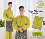 Baju Melayu ADULT WNI Standard size-Cekak Musang (Collar, buttons not included)