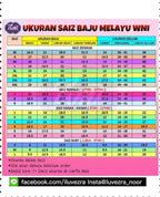 Baju Melayu ADULT WNI Plus size-Cekak Musang.  Buttons not included