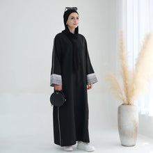 Load image into Gallery viewer, Keffiyeh inspired Abaya(excluding shawl)
