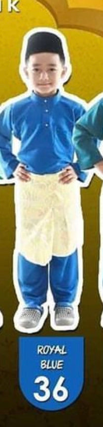 Baju Melayu BOYS WNI-Cekak Musang, buttons not included