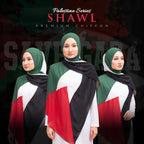 Palestine designs square shawls