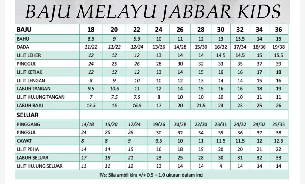 Baju Melayu Jabbar