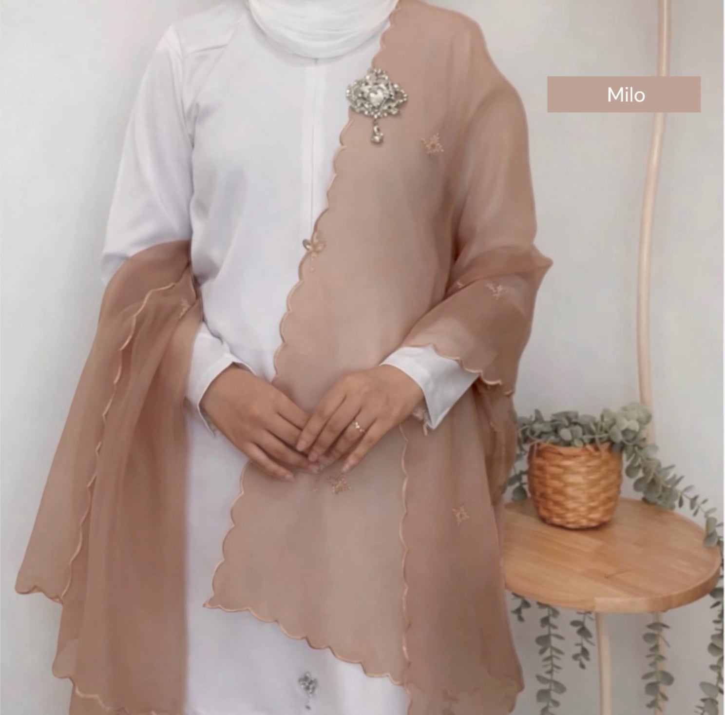 Organza Shawl/Selendang