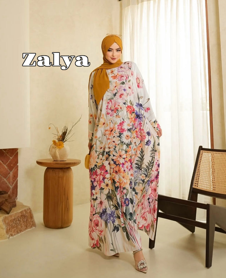 Printed Abaya