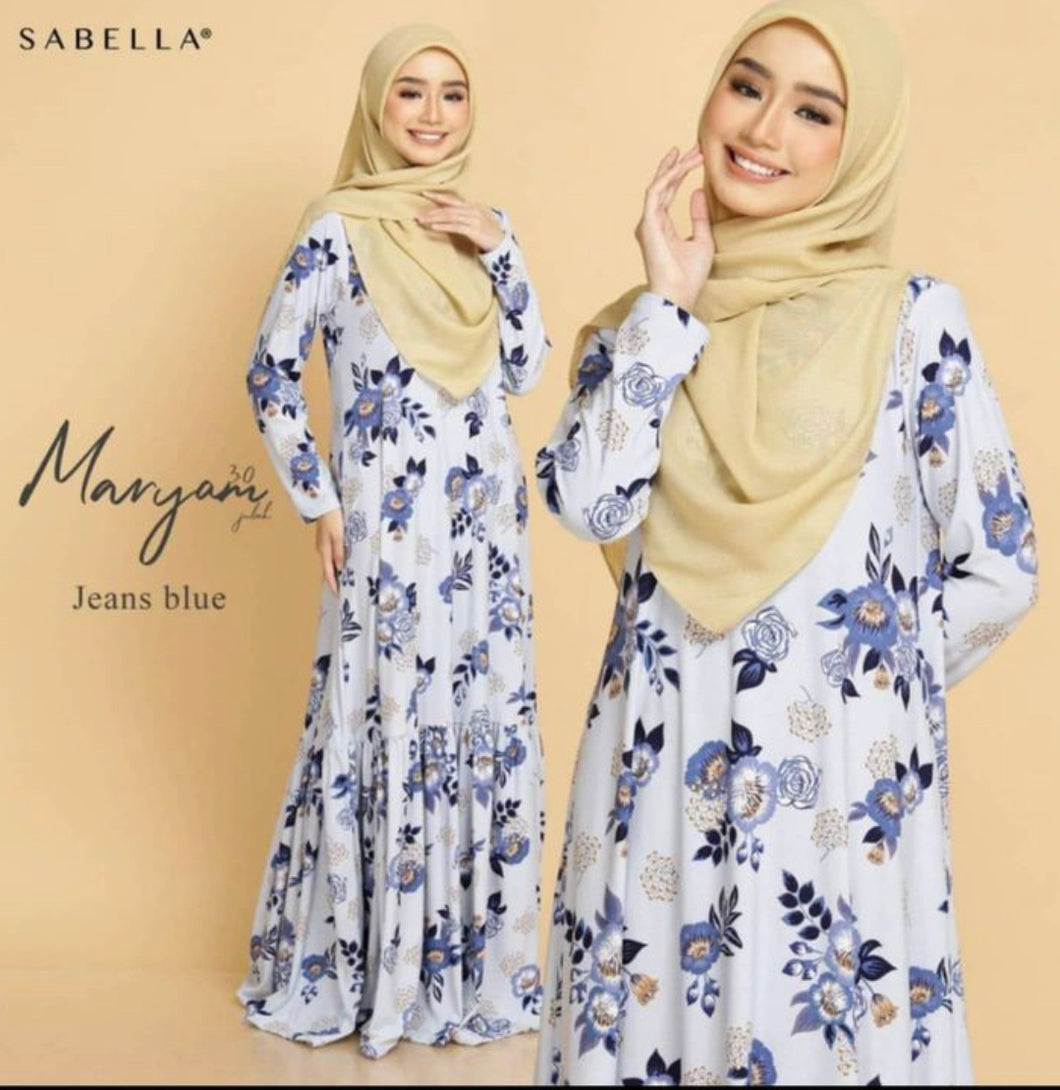 Maryam Printed Abaya