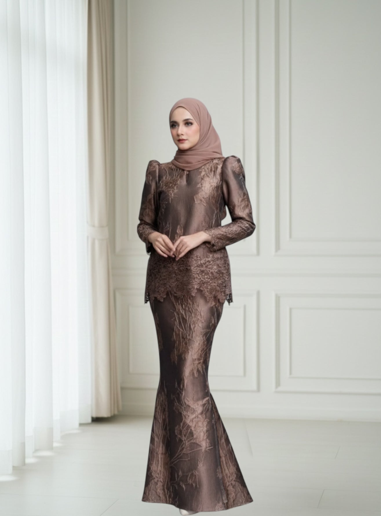 Balqis Brocade Kurung Kedah