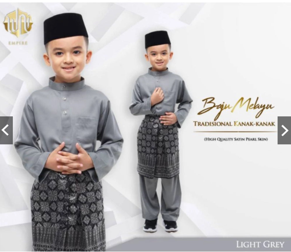 Baju Melayu BOYS WNI-Cekak Musang, buttons not included