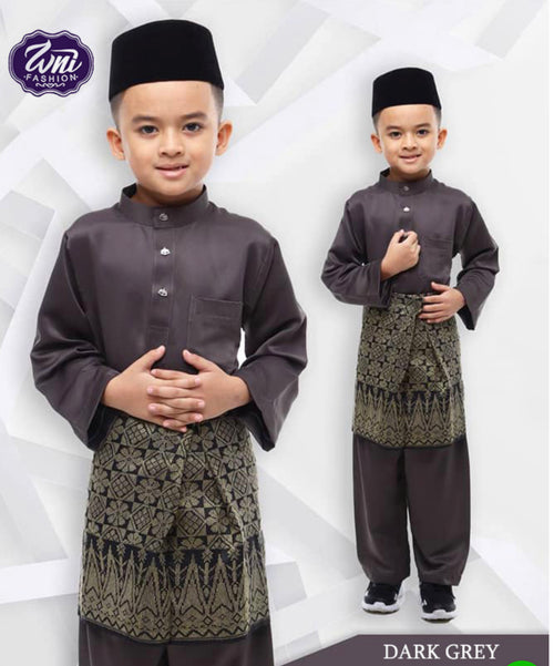 Baju Melayu BOYS WNI-Cekak Musang, buttons not included