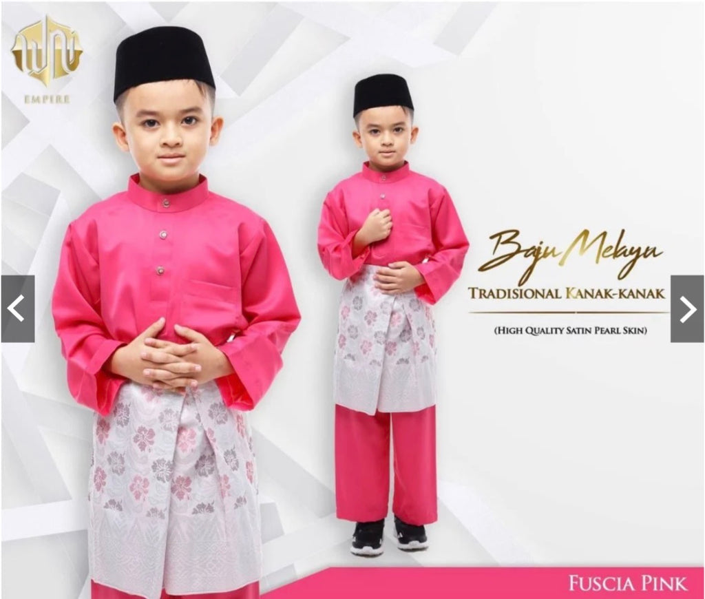 Baju Melayu BOYS WNI-Cekak Musang, buttons not included