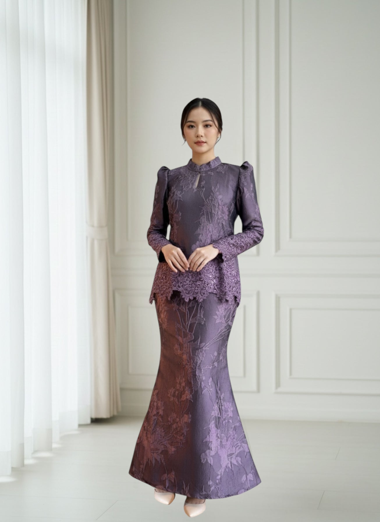 Balqis Brocade Kurung Kedah