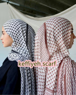 Keffiyeh designs shawls