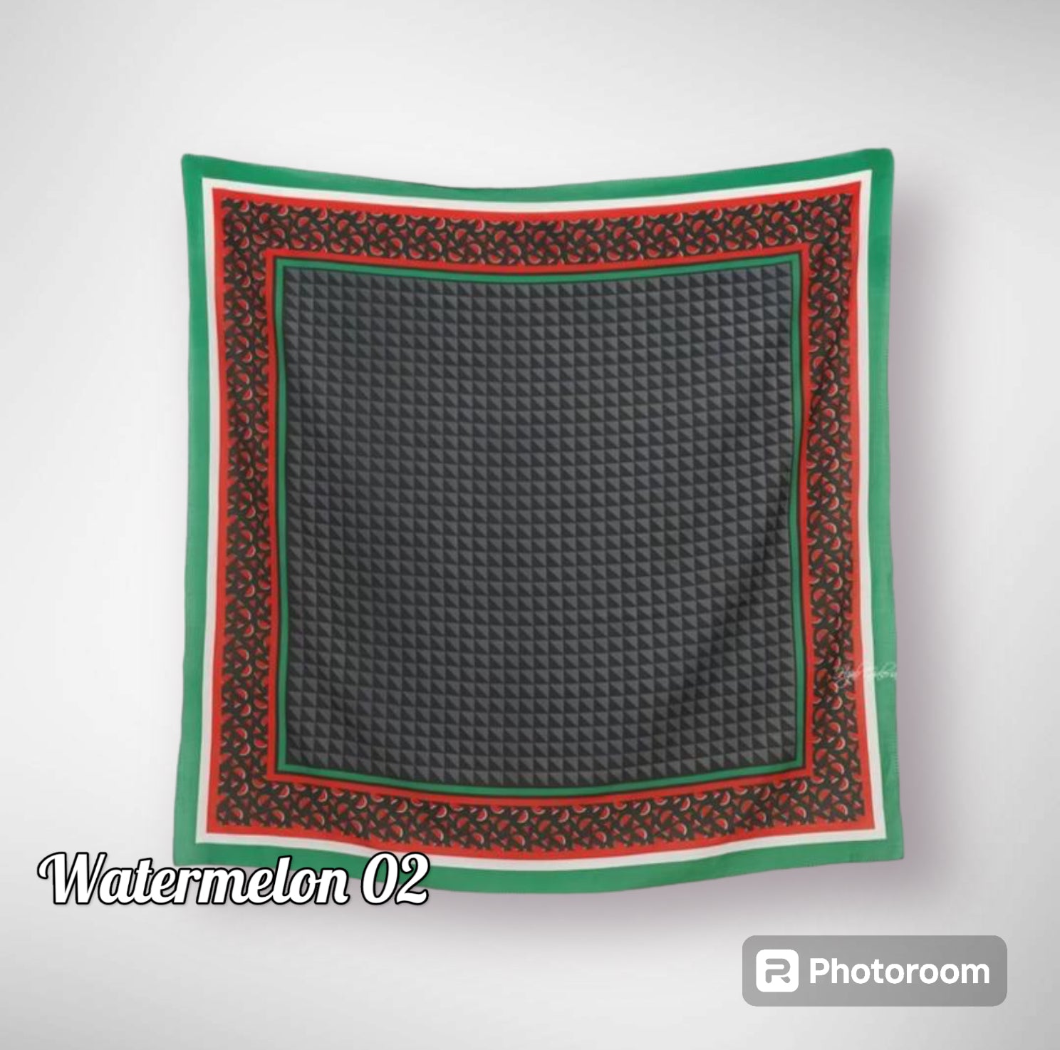 Watermelon Bawal (Square Shawl)