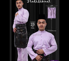 Baju Melayu ADULT WNI Standard size-Cekak Musang (Collar, buttons not included)