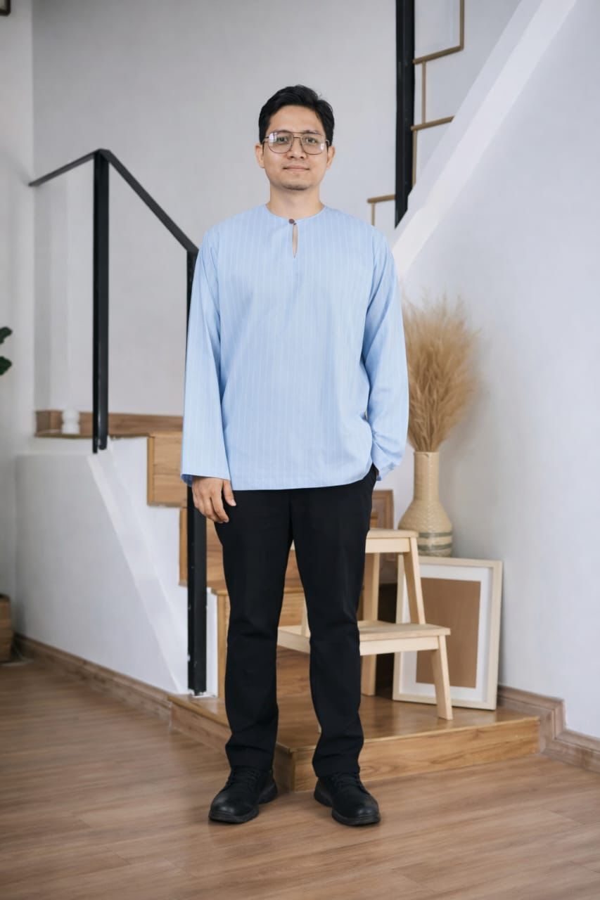 Kurta Jalur Adult & Boys-round neck