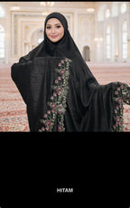 Telekung Mahsuri Emboss