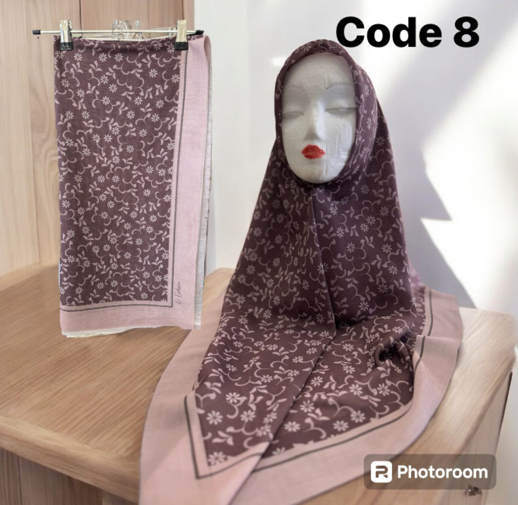Printed Square Shawl (STD Size)