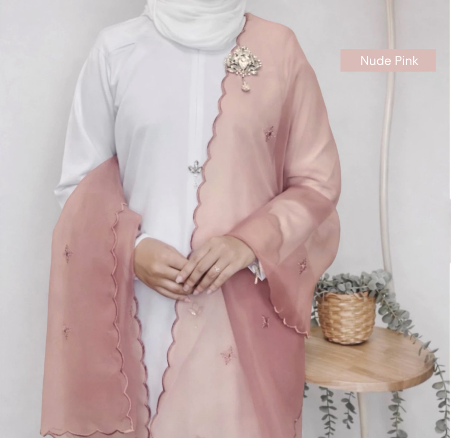 Organza Shawl/Selendang