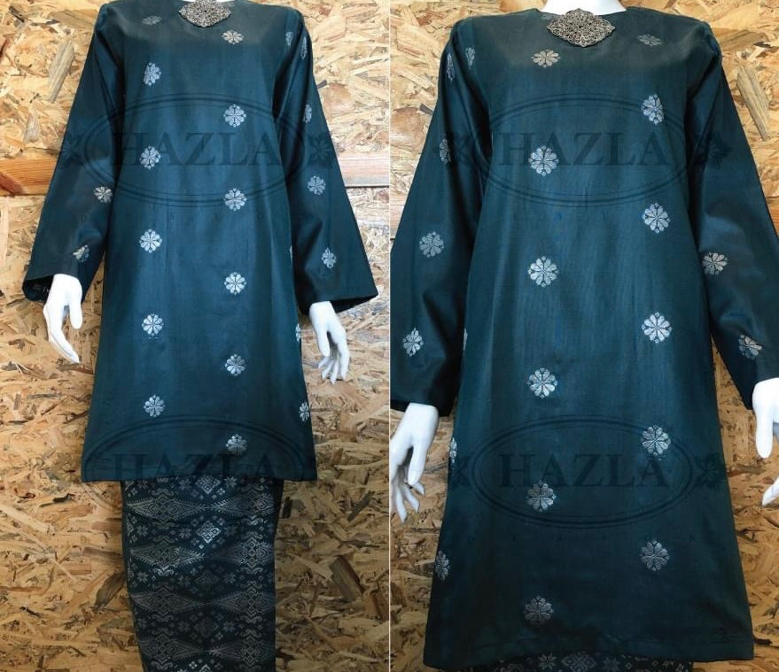 Kurung Pahang Songket Tenun Asli