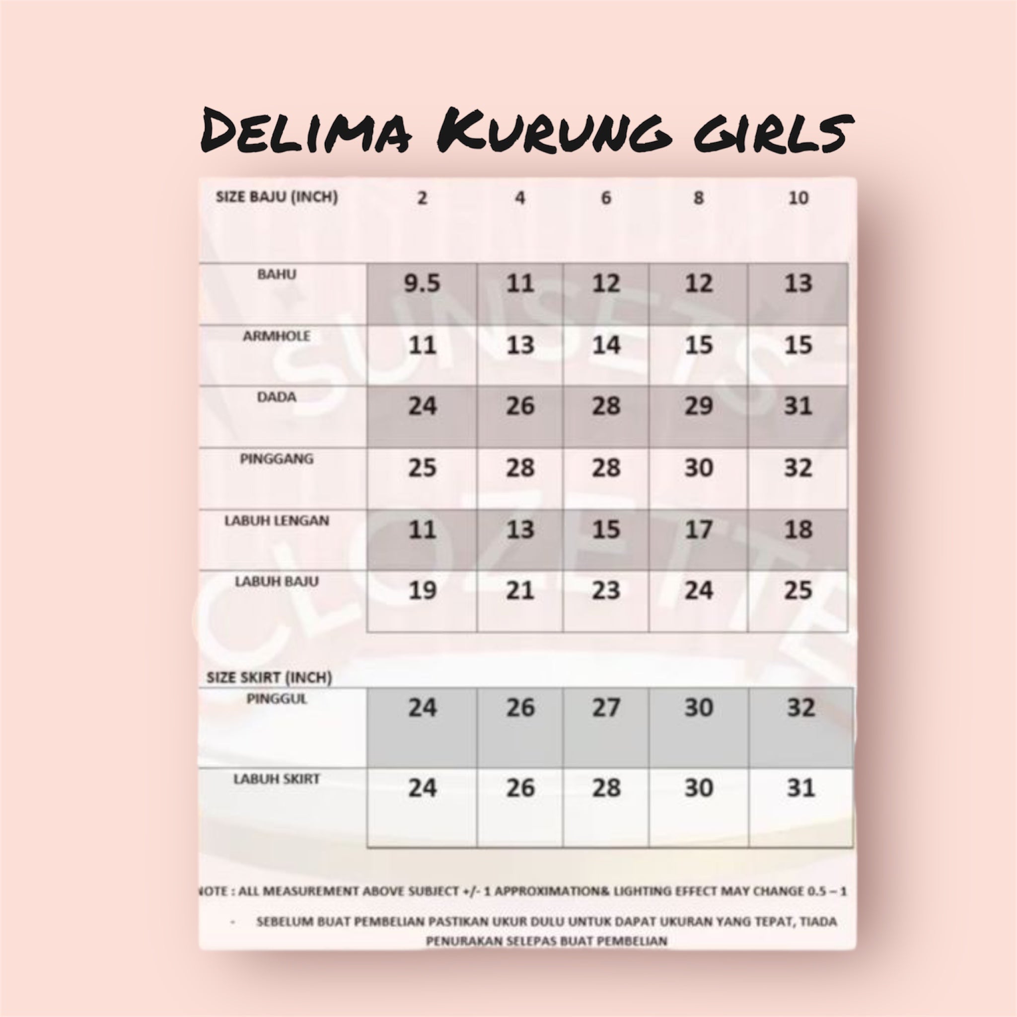 Delima Embroidery Kurung-Girl