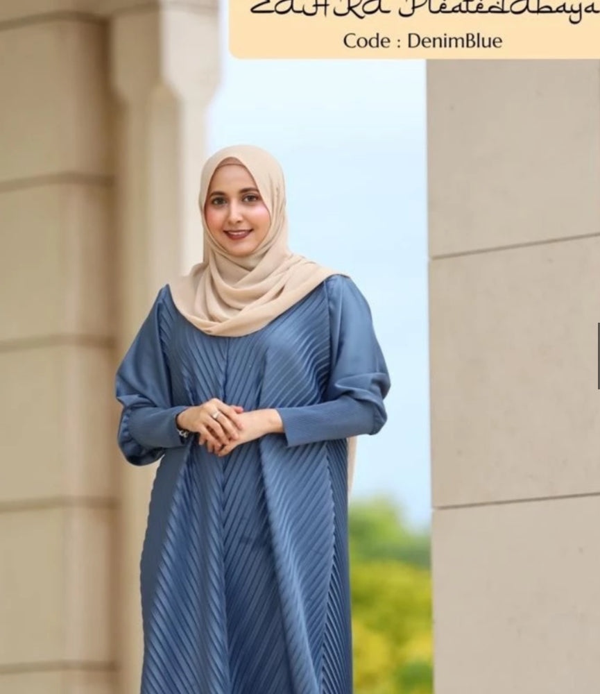 Zahra Pleated Abaya