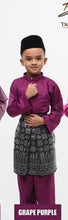 Load image into Gallery viewer, Baju Melayu BOYS Traditional- Teluk Belanga-round neck
