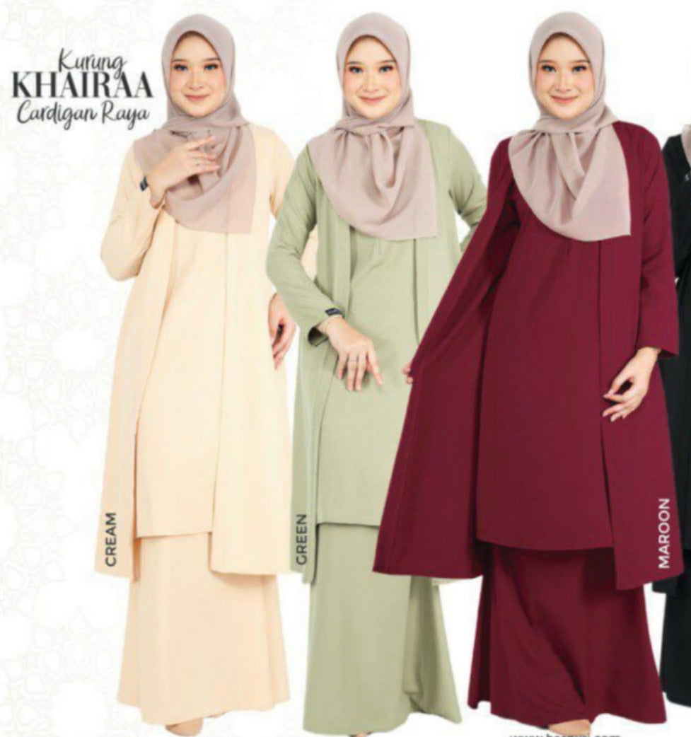 Clearance Kurung Khairaa Cardigan