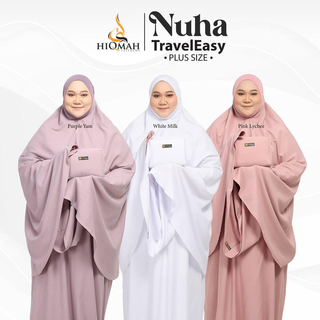Telekung Nuha Traveleasy (Plus Size)