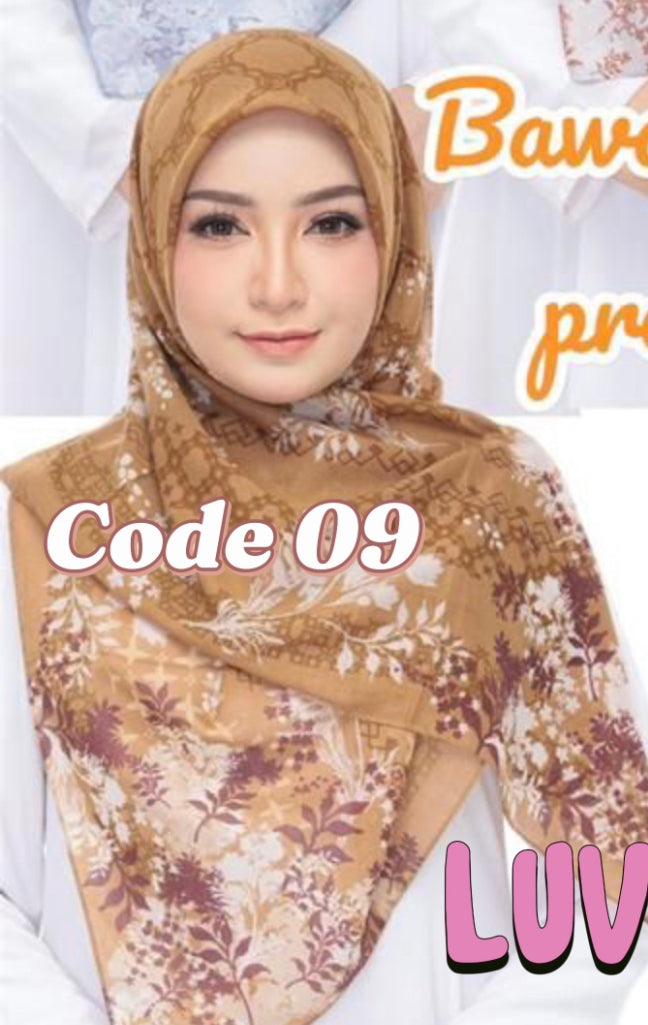 Bawal Printed (Square)