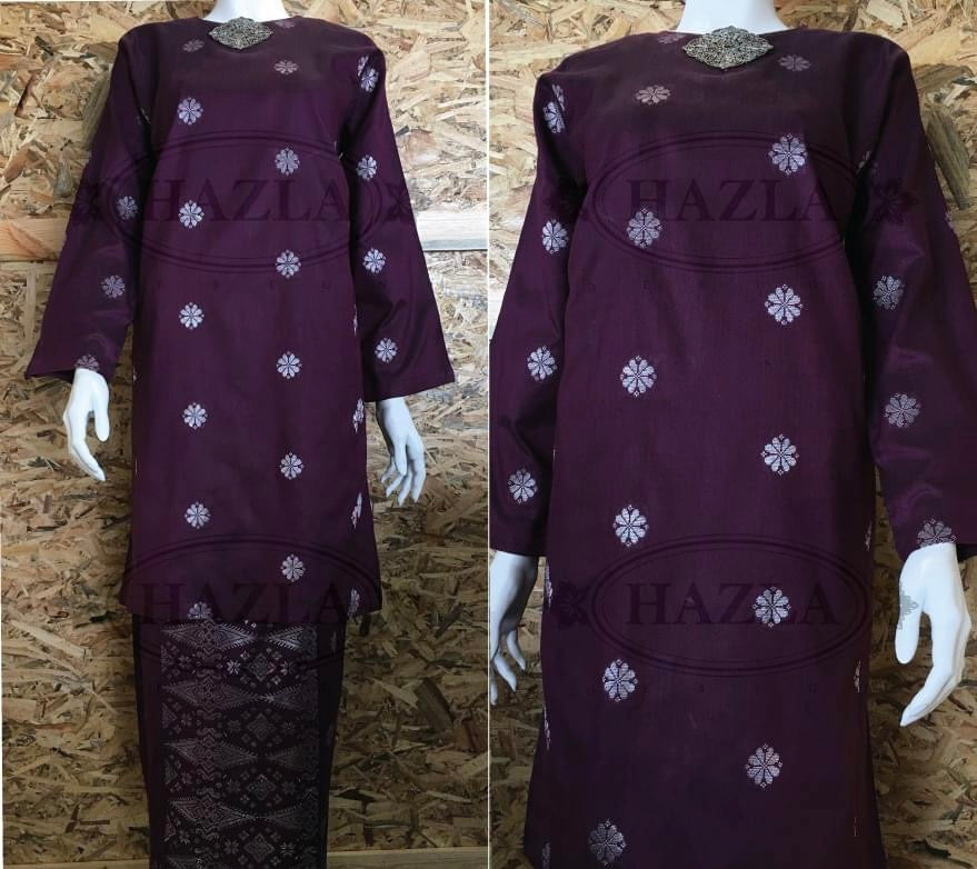 Kurung Pahang Songket Tenun Asli