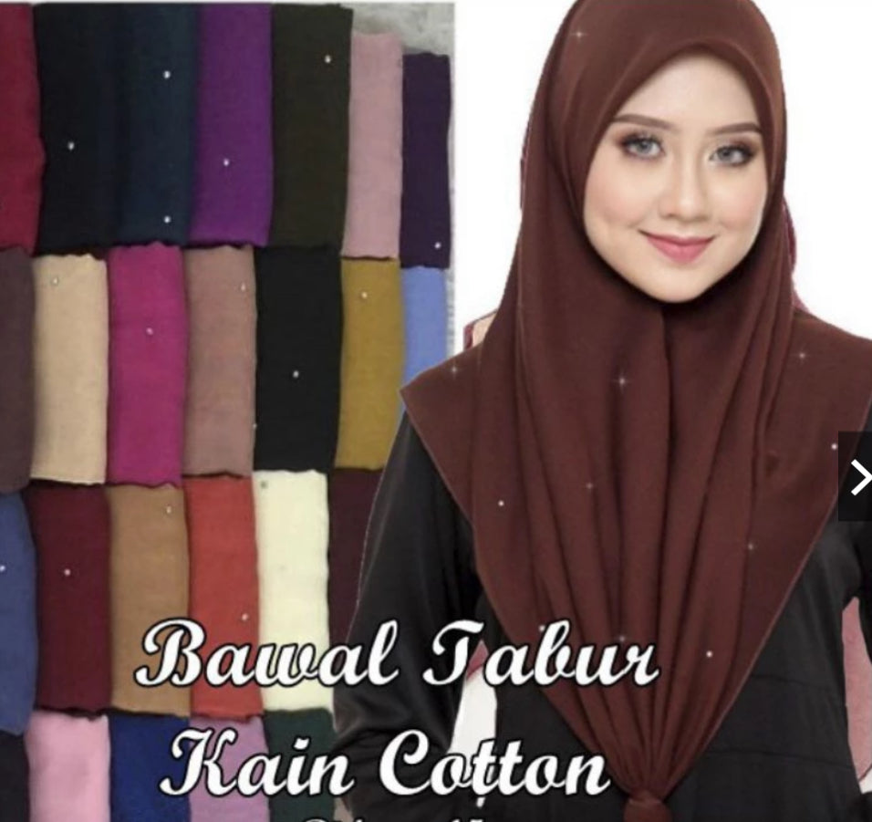 Bawal Diamonte cotton (Square)