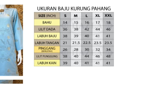 Kurung Pahang Songket Tenun Asli