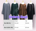 Corduroy Abaya